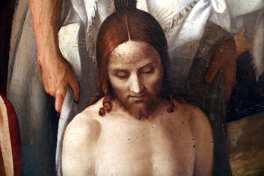 Sepoltura di Cristo - Pinacoteca di Bologna, dettaglio